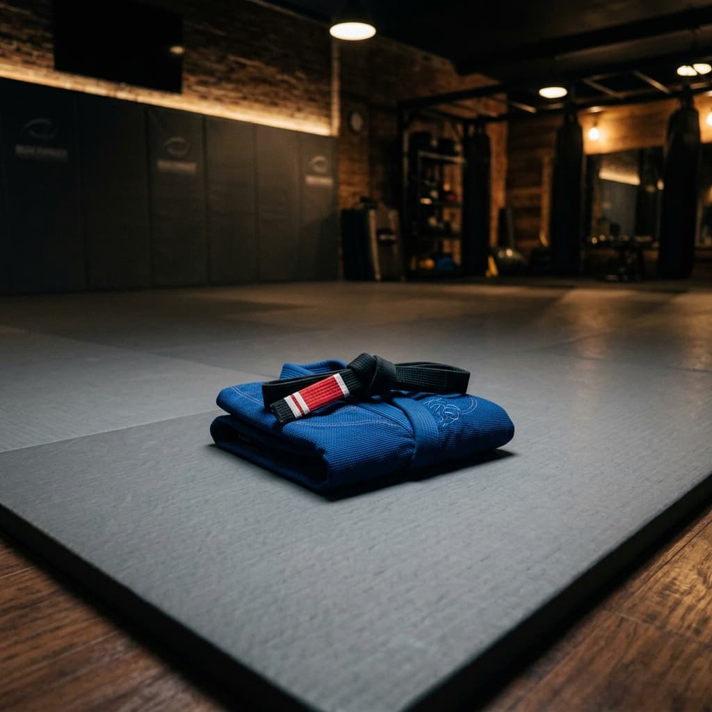 Young Brazilian Jiu-Jitsu students training together