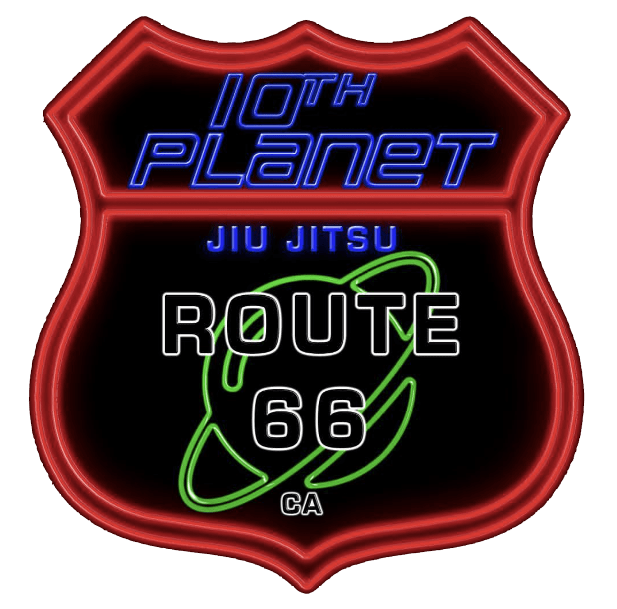 10th Planet Jiu Jitsu Route 66 logo