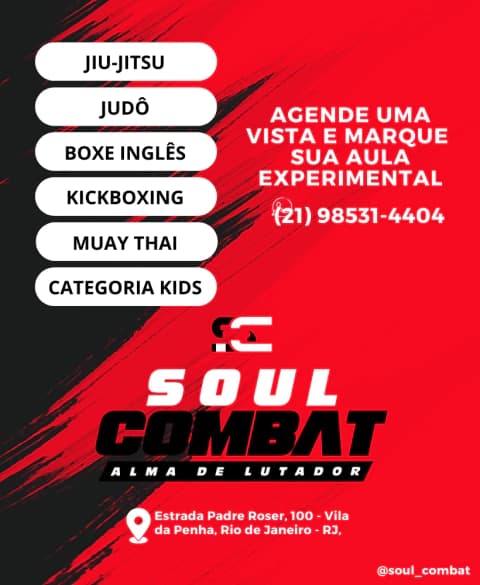 Main image of Soul Combat - Muay Thai Kickboxing Boxe Jiujitsu Judô - Vila da Penha