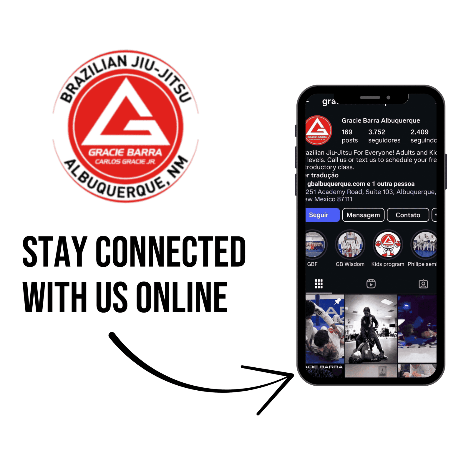 Gracie Barra Albuquerque Brazilian Jiu-Jitsu logo