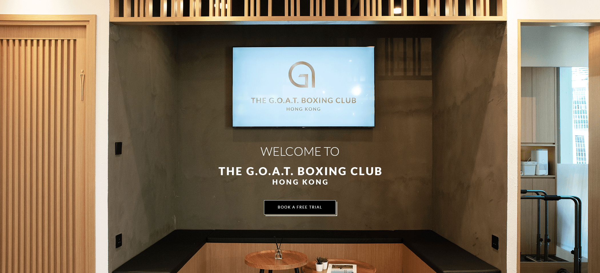 The G.O.A.T. Boxing Club Hong Kong logo