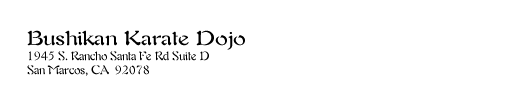 Bushikan Karate Dojo logo