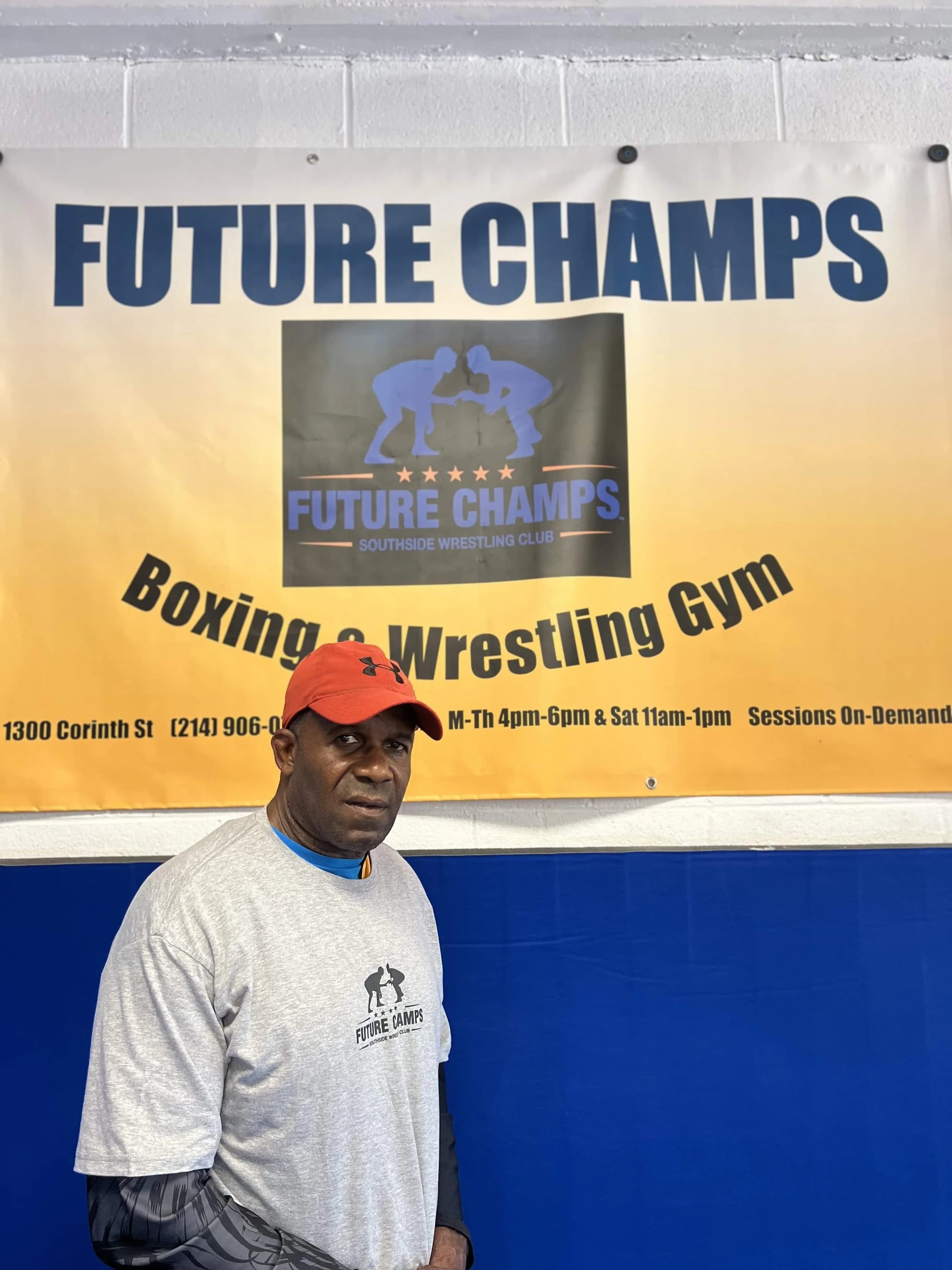 Future champs of texas wrestling gym logo