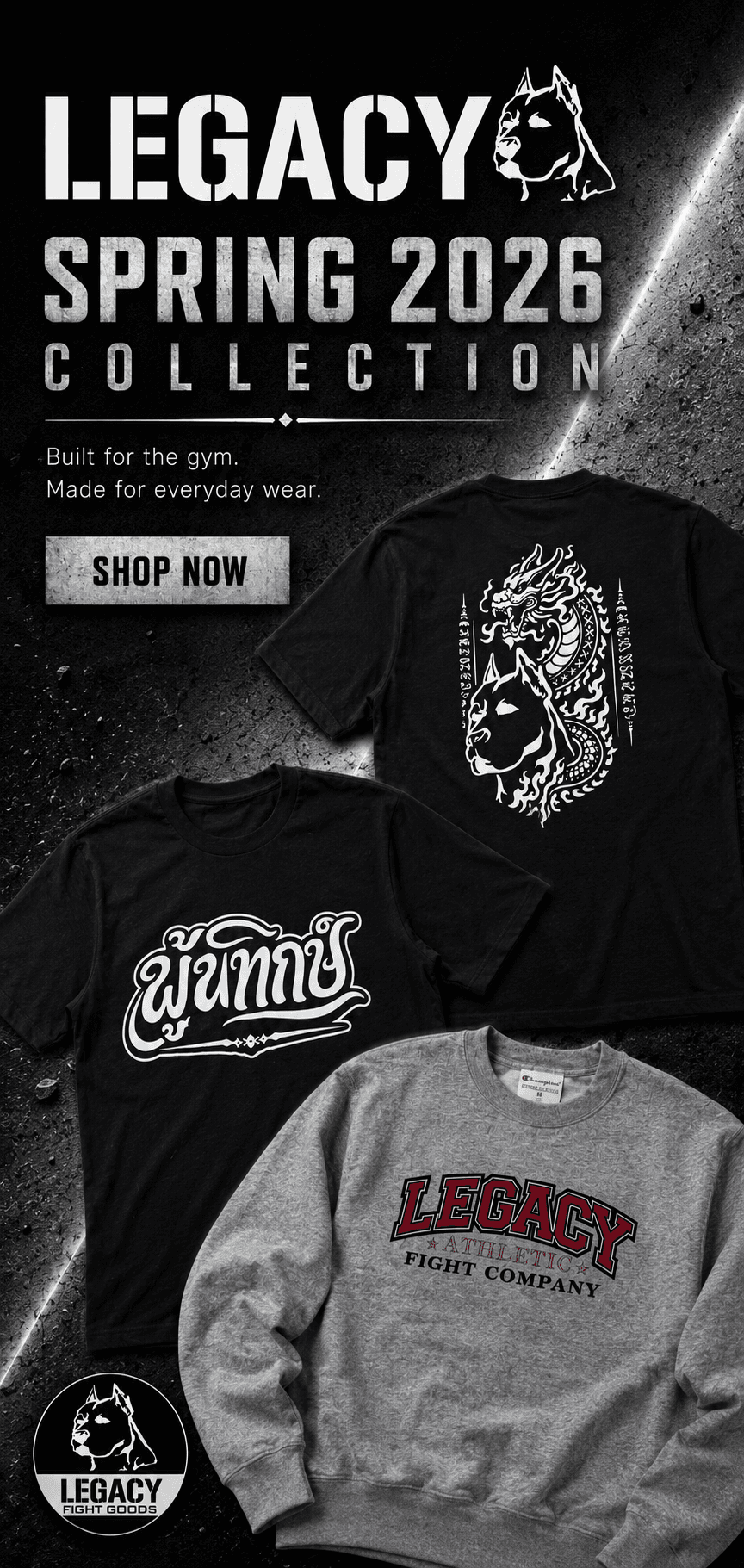 Main image of Legacy Fight Goods – Boxing, Muay Thai & BJJ Gear