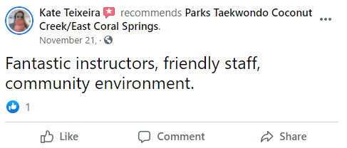 Main image of Park's TaeKwonDo Martial Arts Coconut Creek