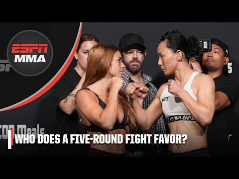 Mackenzie Dern or Yan Xiaonan: Who does a 5-round fight favor? | ESPN MMA